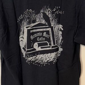 Memento More Coffee Black Large Skeleton Shirt